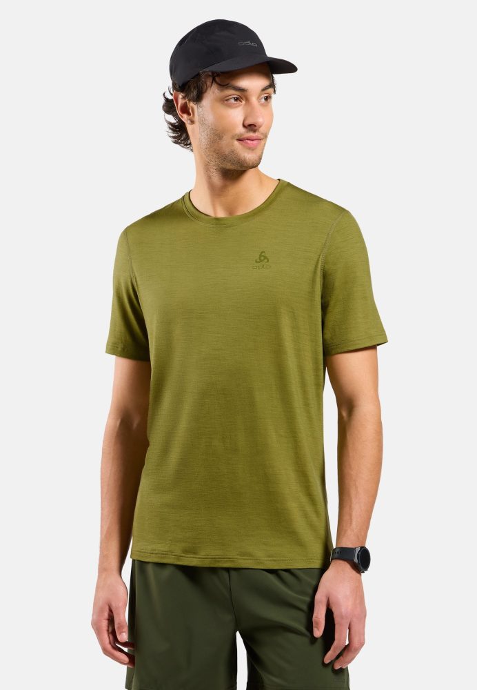 Odlo Merino 160 Base Layer T-Shirt für Herren - Wandern, Ski & Snow - , M
