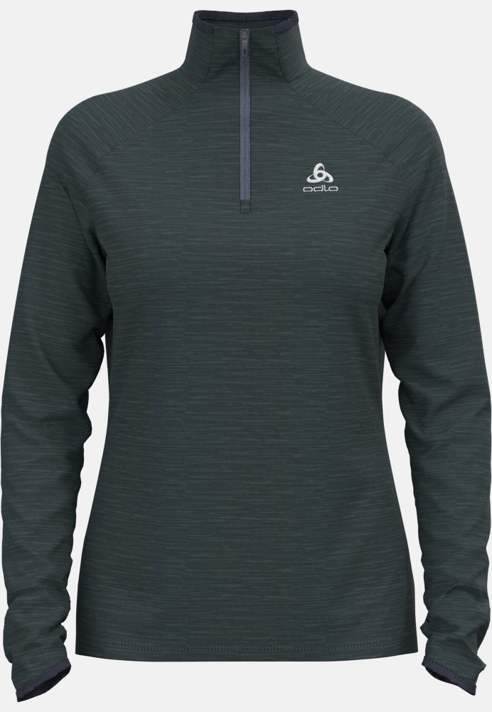 Odlo Essential Thermal Lauf-Mid Layer Half-Zip für Damen - Training, Running - blau, XS