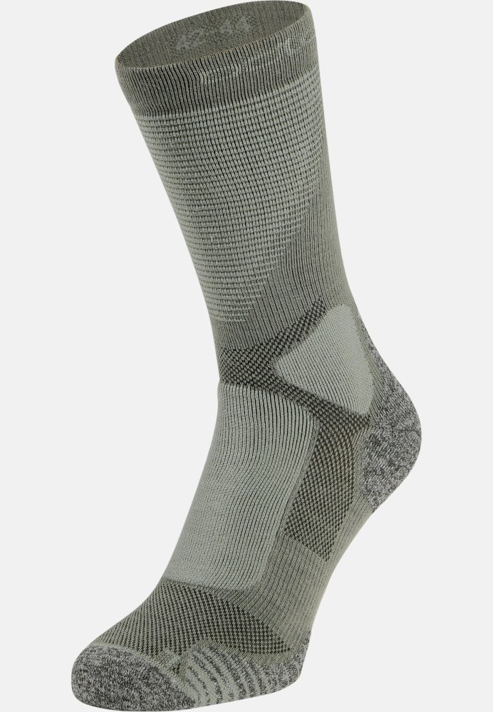 Odlo Active Warm XC Crew-Socken - Skilanglauf, Running - grün, 39-41