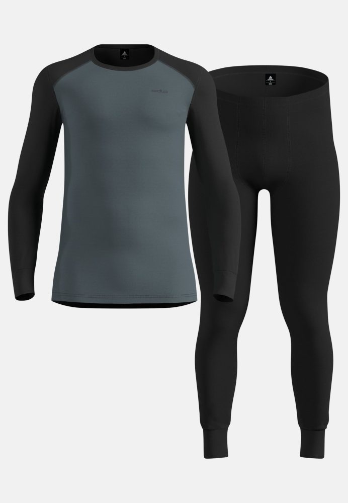 Odlo Active Warm Special Set Base Layer Set für Herren - Wandern, Ski & Snow - schwarz, XL