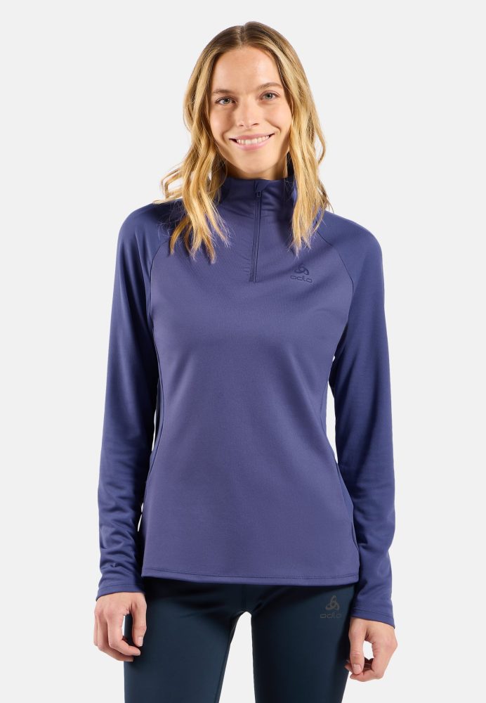 Odlo Damen Essential Ceramiwarm Half Zip Longsleeve