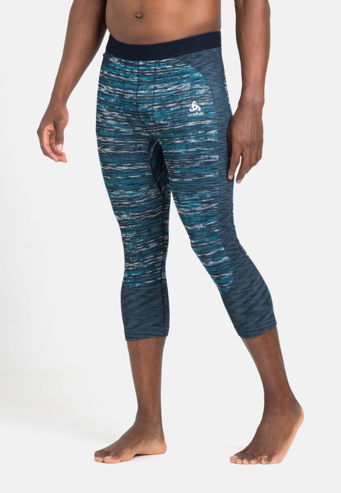 Odlo Blackcomb Base Layer 3/4 Tights für Herren -  - blau, XXL