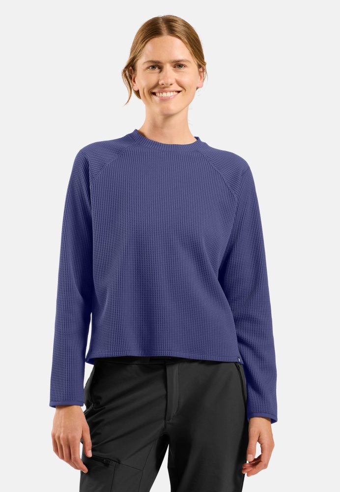 Odlo Cubic Mid Layer für Damen - Wandern, Training - lila, XS