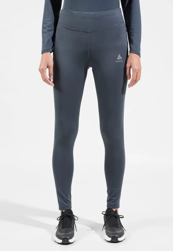 Odlo Essential Warm Lauftights für Damen - Running - blau, XS