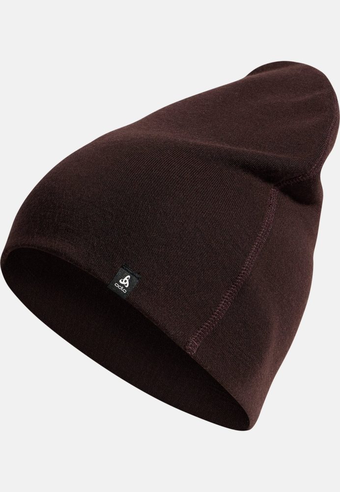 Odlo Merino Warm Mütze - Wandern, Ski & Snow - lila, OneSize