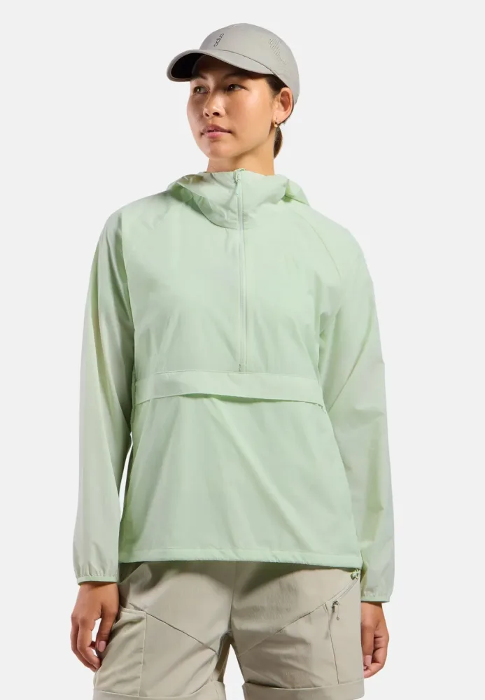 Odlo Essential Windbreaker Jacke für Damen - Wandern - grün, M
