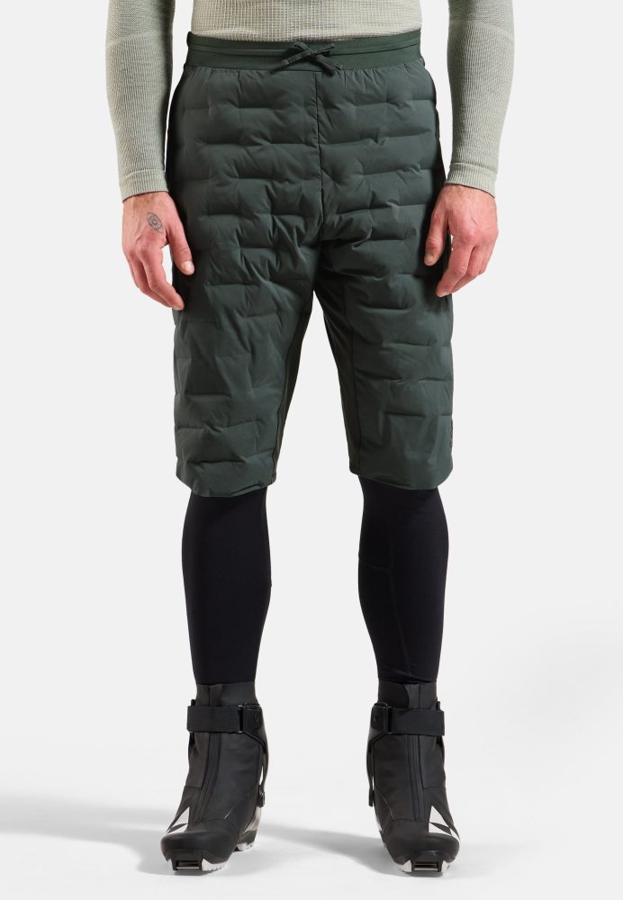 Odlo Zeroweight Insulator Langlauf-Shorts für Herren - Skilanglauf, Running - grün, XL