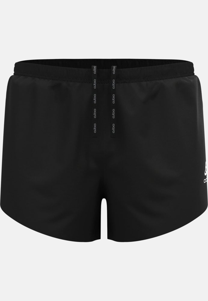 Odlo Zeroweight 3 Inch Lauf-Split-Shorts für Herren - Training, Running - schwarz, XXL