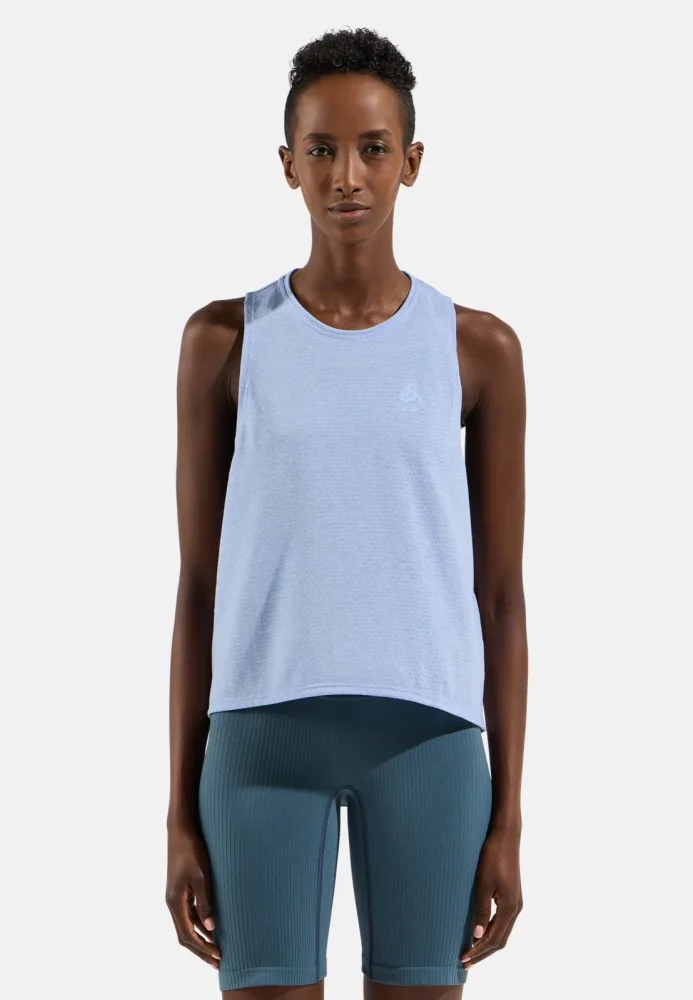 Odlo Essential Linencool Lauf-Tank für Damen - Training, Running - blau, XL