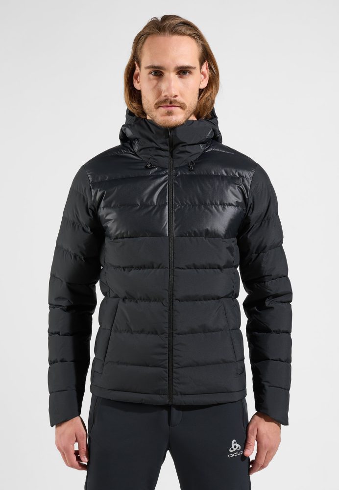 Odlo Severin N-Thermic Hooded Isolationsjacke für Herren - Casual Comfort - schwarz, S