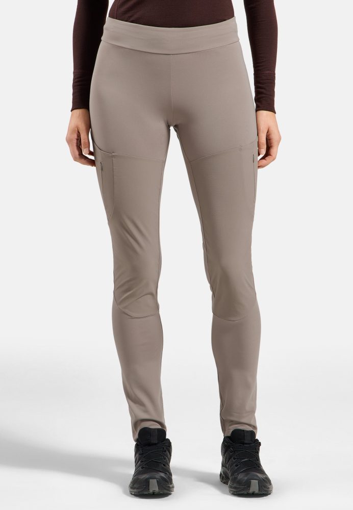 Odlo Ascent Wander-Tights für Damen - Wandern, Training - beige, M