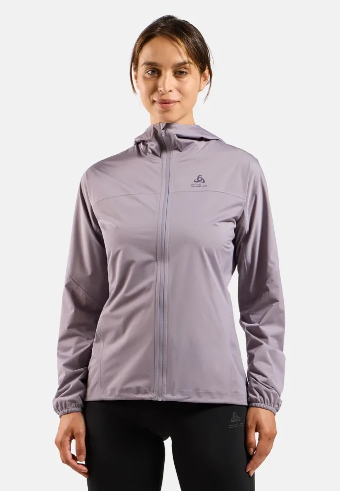 Odlo X-Alp Waterproof Laufjacke für Damen - Trail Running, Wandern - lila, M