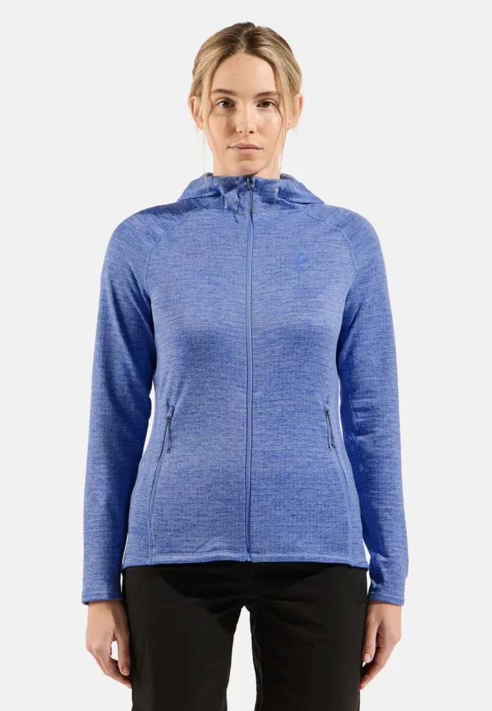 Odlo Tencia Hoodie Full-Zip für Damen - Wandern - lila, S