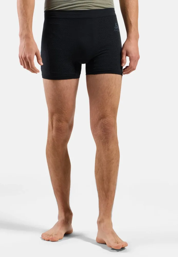 Odlo Merino Performance Wool 140 Seamless Boxershorts für Herren - Wandern - schwarz, L