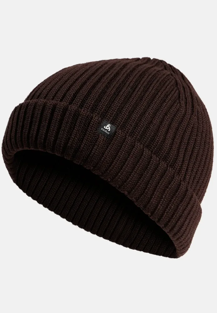 Odlo Merino Warm Heavy Knit Mütze - Wandern, Ski & Snow - maron, OneSize