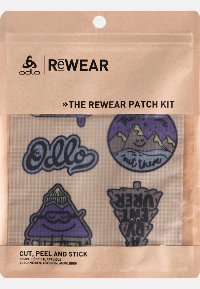Odlo Rewear Patch Kit Reparatur Patch Set für Kinder - Garment repair - lila, OneSize