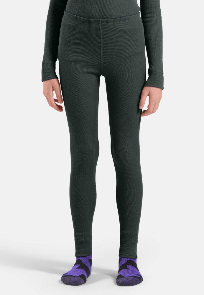 Odlo Active Warm Base Layer Tights für Kinder - Wandern, Ski & Snow - grün, 128