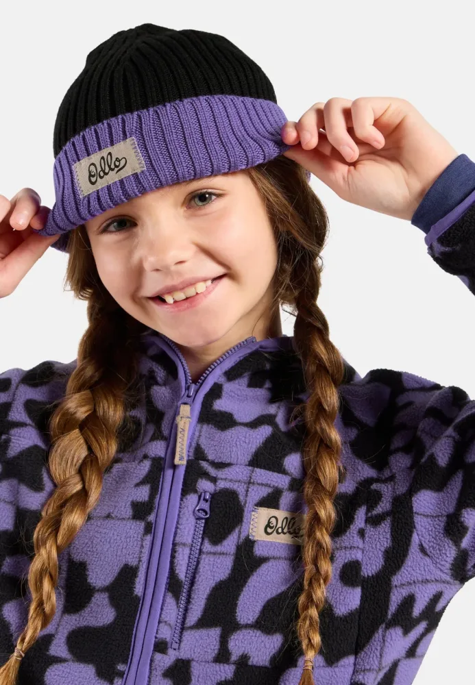 Odlo Merino Warm Heavy Knit Mütze für Kinder - Wandern, Ski & Snow - schwarz, OneSize