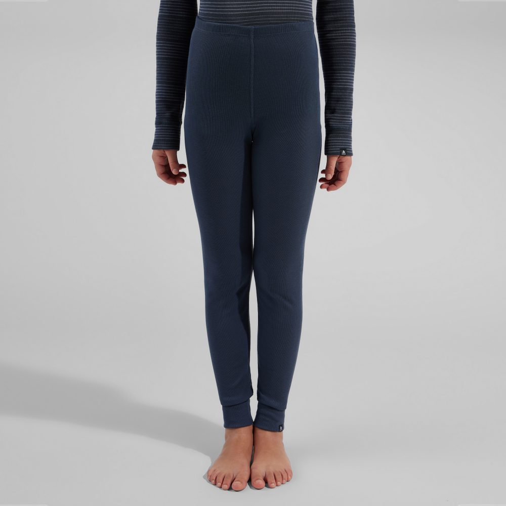 Odlo Active Warm Base Layer Tights für Kinder - Wandern, Ski & Snow - blau, 116