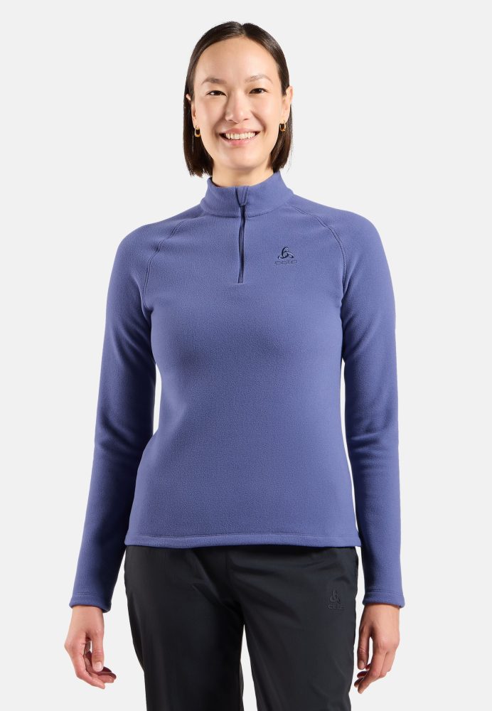Odlo Rigi Mid Layer Half-Zip für Damen - Wandern, Ski & Snow - lila, XS