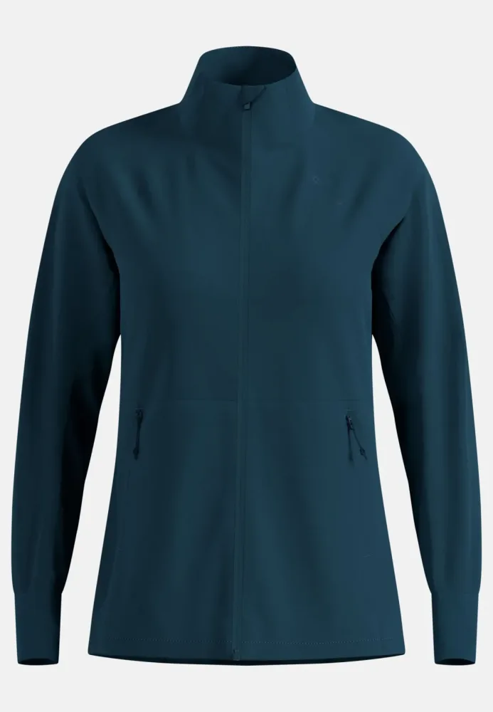 Odlo Essential Warm Langlaufjacke für Damen - Skilanglauf - marineblau, L