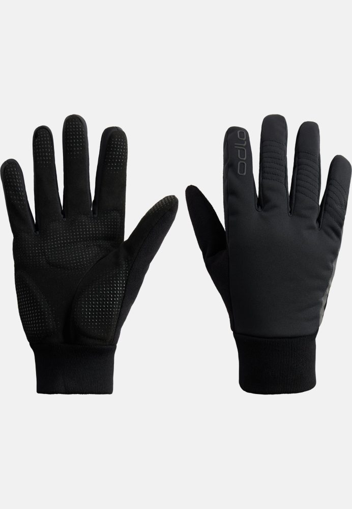 Odlo Cycling Warm Handschuhe - Running - schwarz, L