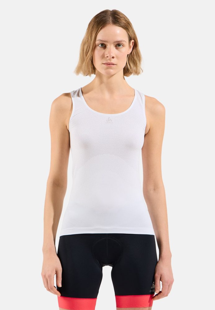 Odlo Zeroweight Performance Knit Dry Base Layer Tank für Damen - Radsport - weiss, S
