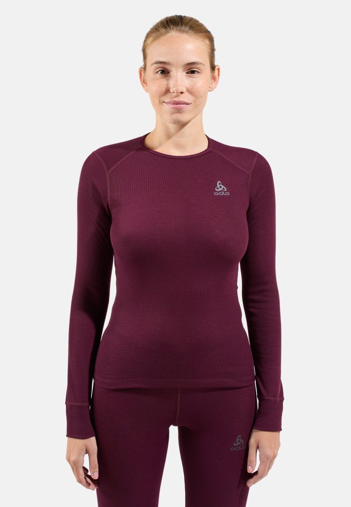 Odlo Active Warm Base layer Set für Damen - Wandern, Ski & Snow - lila, M