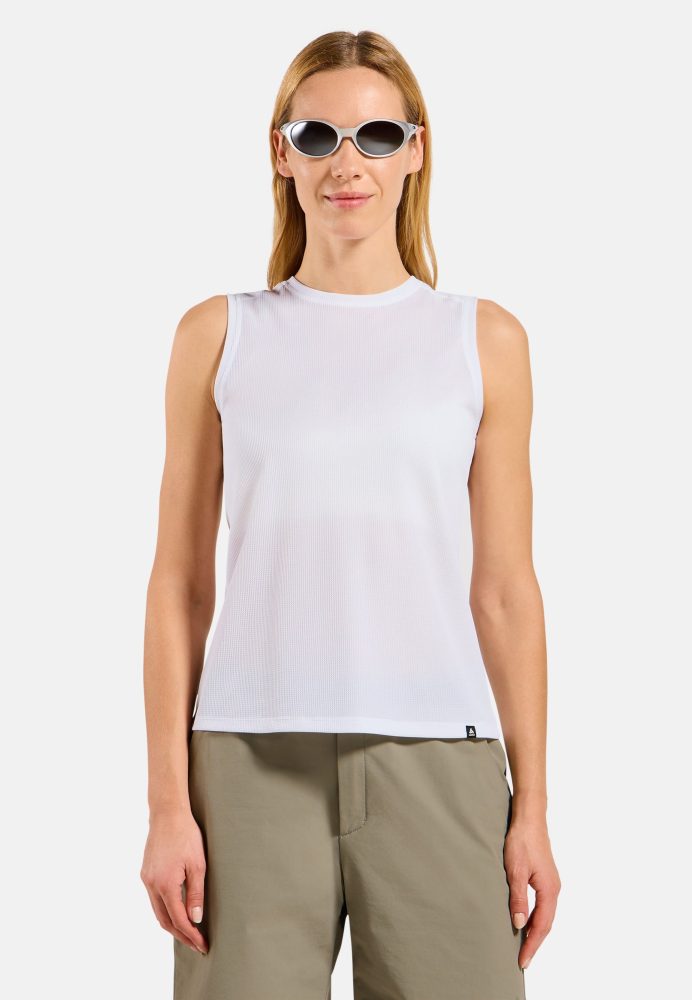 Odlo Cubic Light Tank für Damen - Wandern, Training - weiss, L