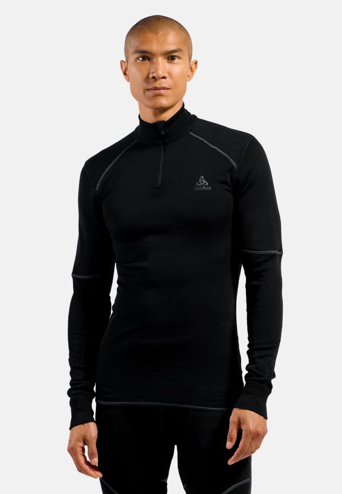 Odlo Active X-Warm Base Layer Half-Zip für Herren - Ski & Snow - schwarz, XXL