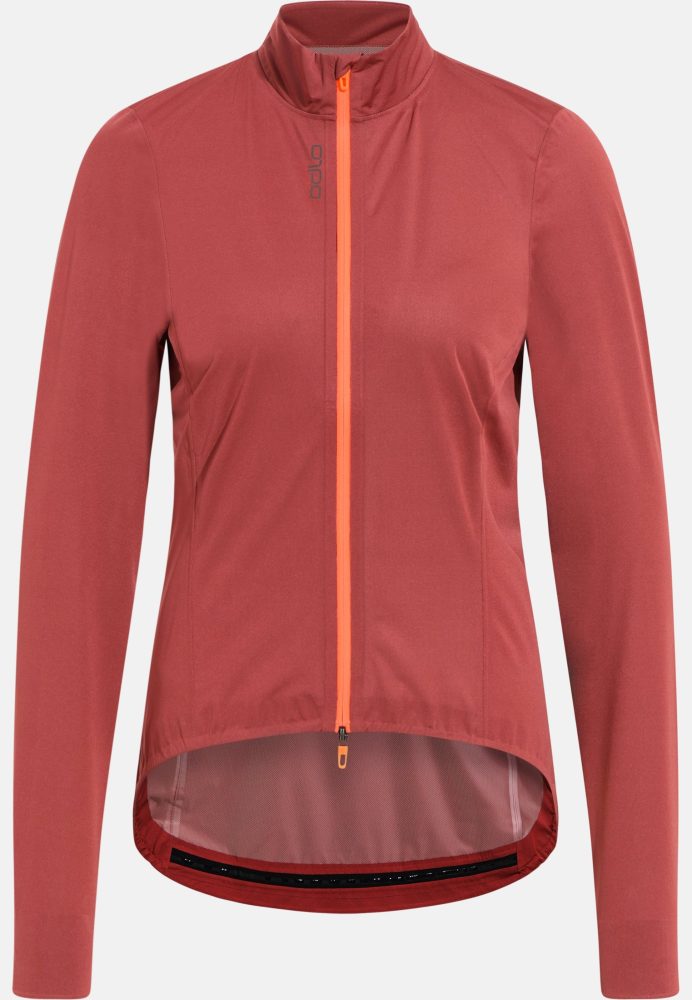 Odlo Zeroweight Waterproof Radjacke für Damen - Radsport - rot, XS