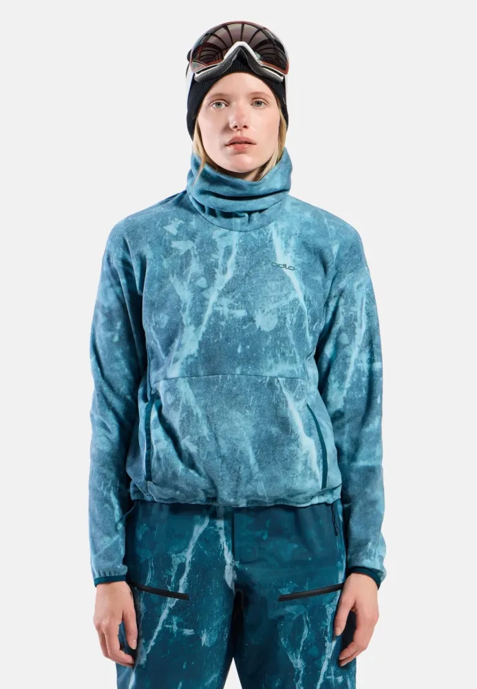Odlo X-Alp X Frozen Lake Mid Layer für Damen - Wandern, Ski & Snow - marineblau, XL