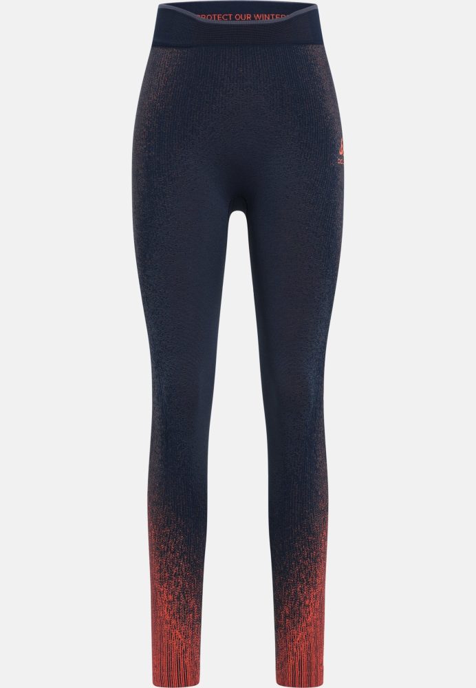 Odlo Blackcomb Base Layer Tights für Damen - Skilanglauf, Ski & Snow - grau, S