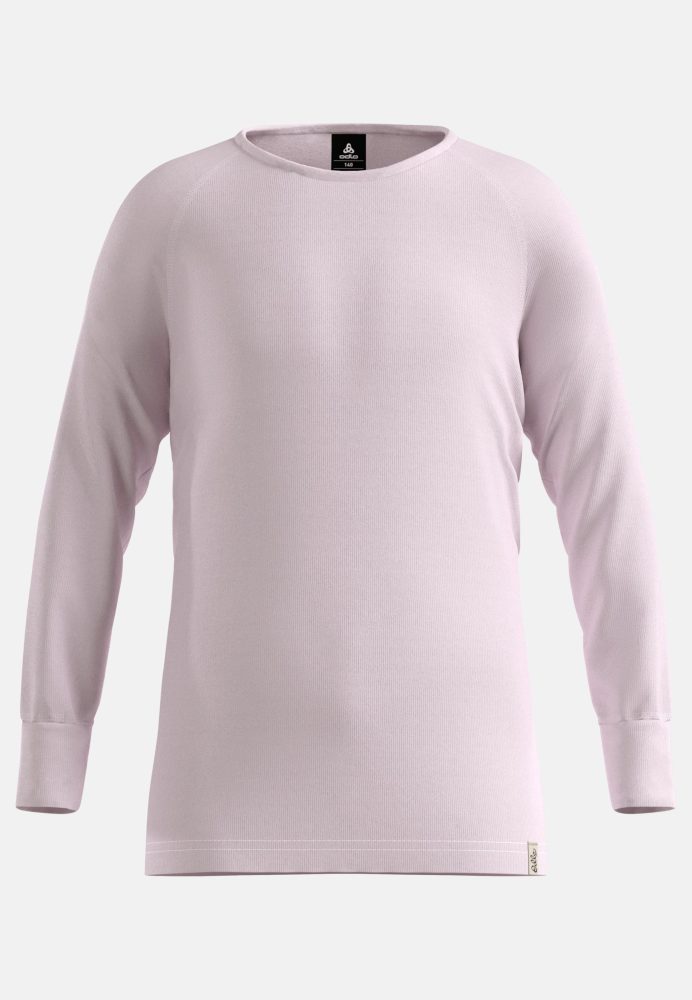 Odlo Active Warm Base Layer Shirt für Kinder - Wandern, Ski & Snow - pink, 116