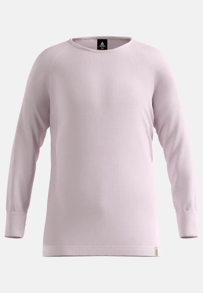 Odlo Active Warm Base Layer Shirt für Kinder - Wandern, Ski & Snow - pink, 140