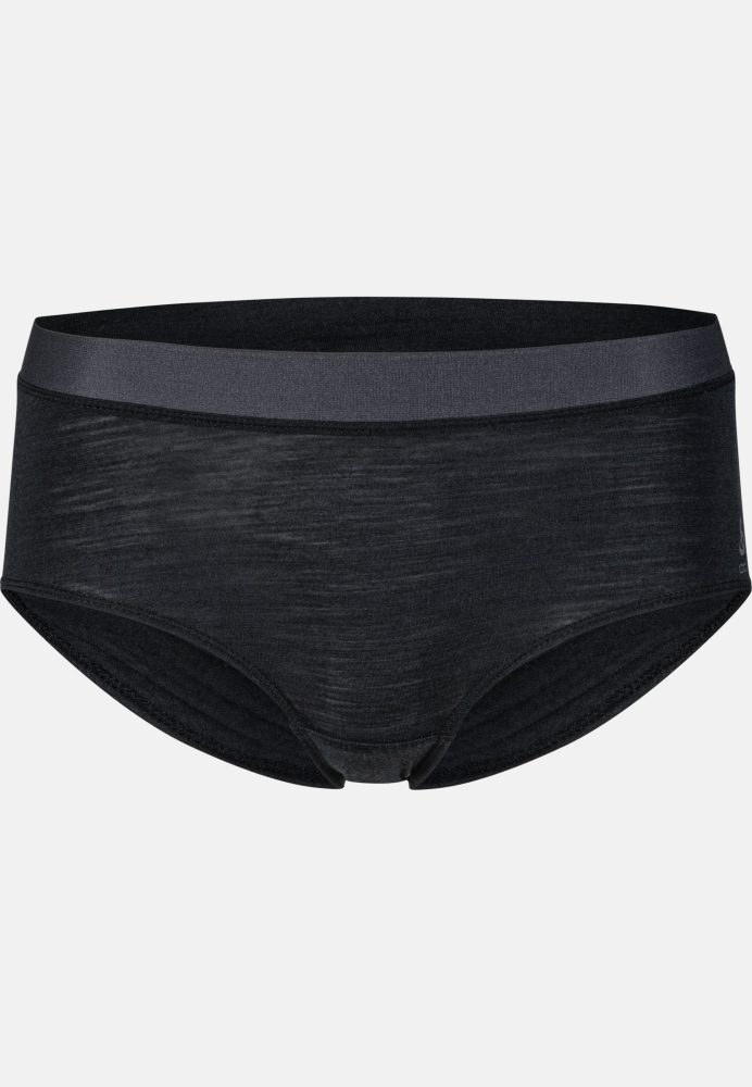 Odlo Natural Performance Wool 130 Boxershorts für Damen - Wandern - schwarz, XS