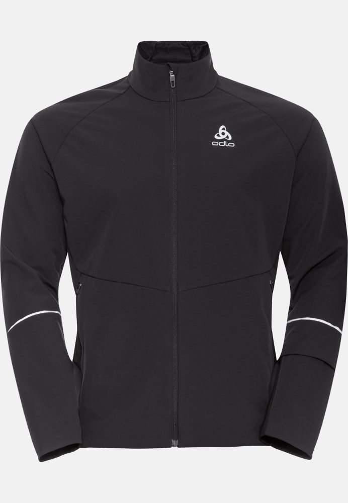 Odlo Engvik Langlaufjacke für Herren - Skilanglauf - schwarz, M