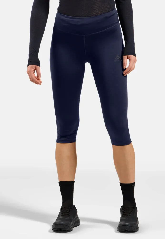 Odlo Essential 3/4 Lauftights für Damen - Training, Running - marineblau, S
