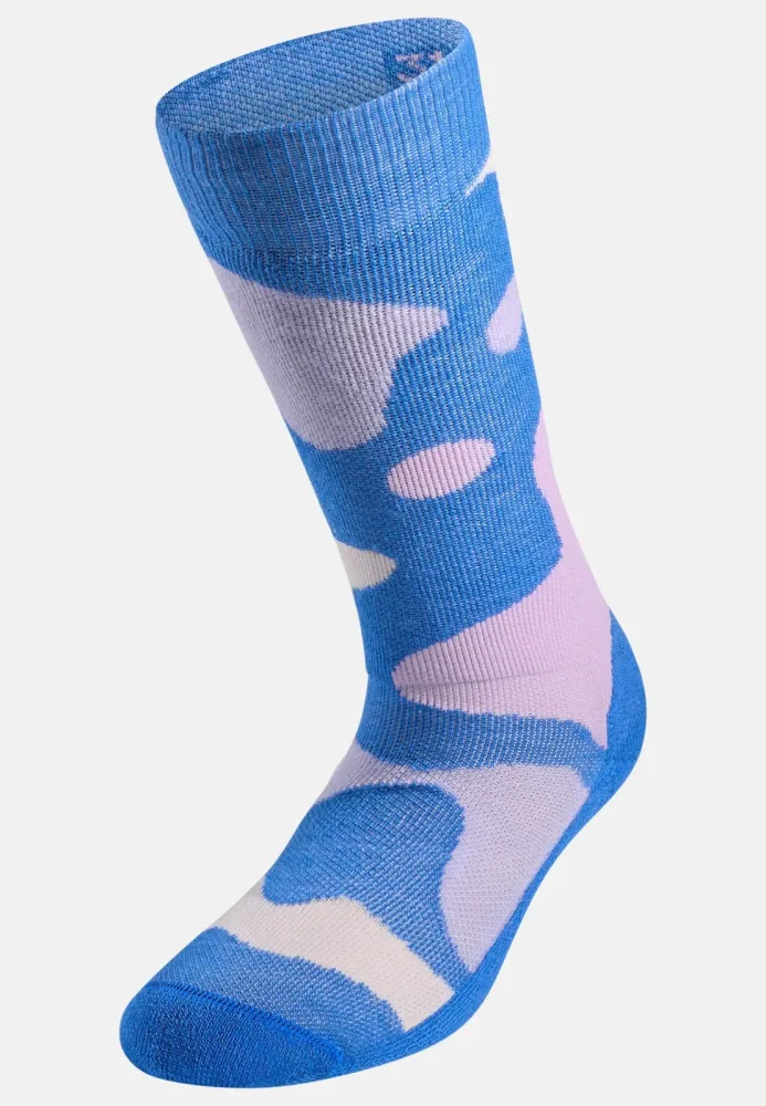 Odlo Merino Warm Ski Skisocken für Kinder - Ski & Snow - blau, 34-36