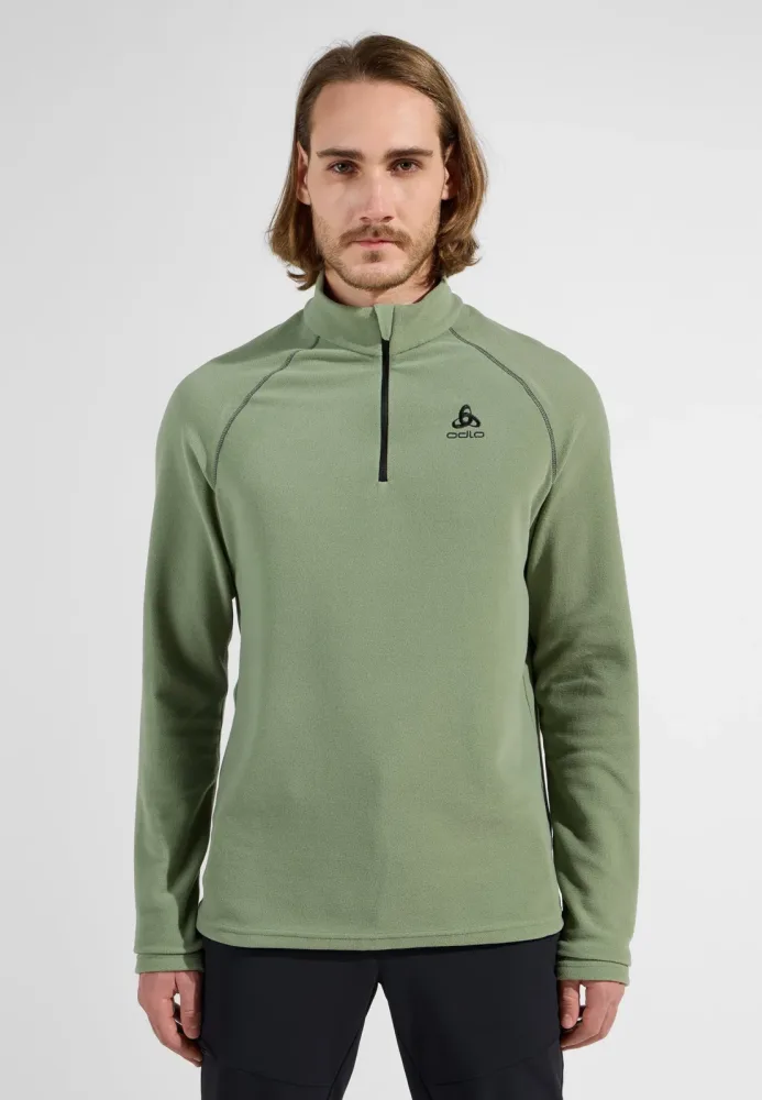 Odlo Rigi Mid Layer Half-Zip für Herren - Wandern, Ski & Snow - grün, S