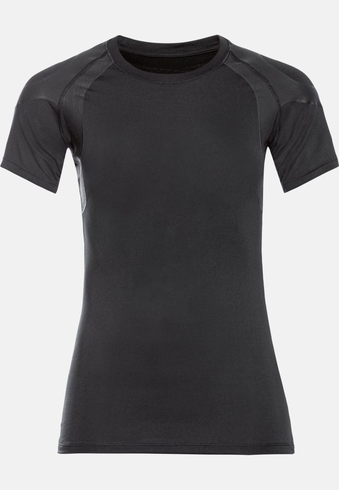 Odlo Active Spine Lauf-T-Shirt für Damen - Trail Running, Running - schwarz, XS