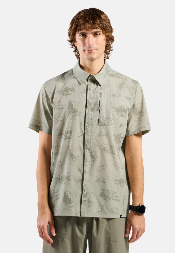 Odlo Herren Essential Print Hemd