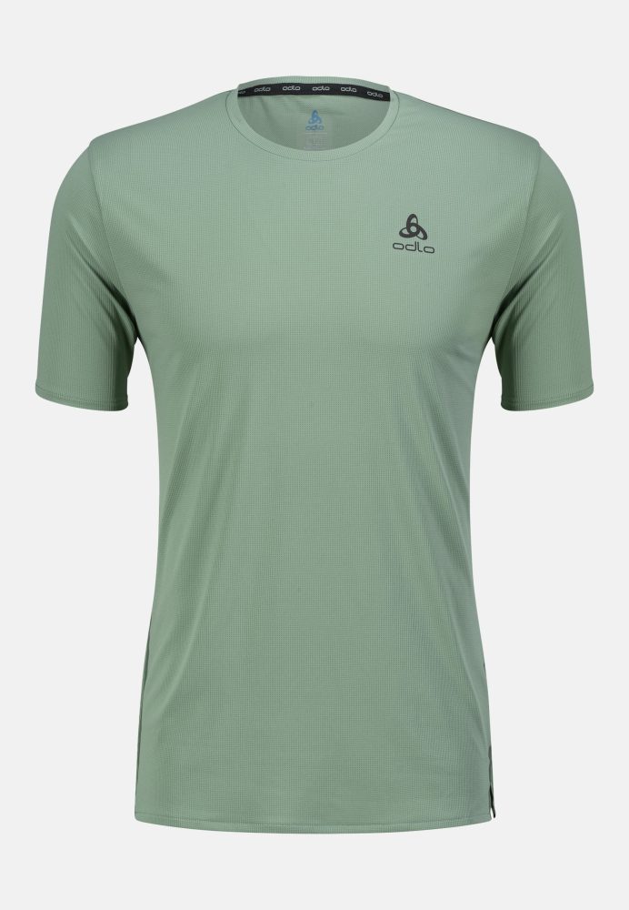 Odlo Zeroweight Chill-Tec Lauf-T-Shirt für Herren - Training, Running - grün, L