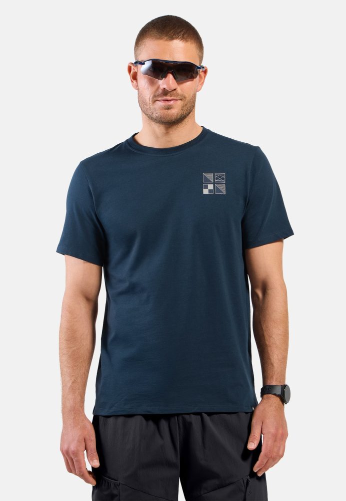 Odlo Herren Cotton Blend Odlo Flags T-Shirt