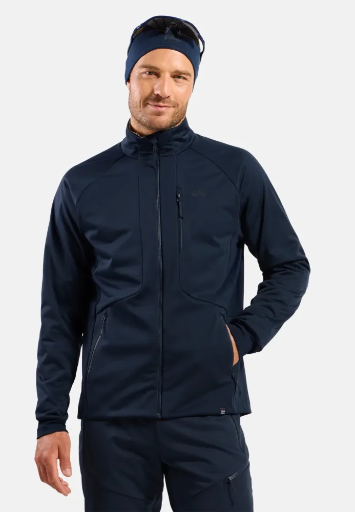 Odlo Zeroweight X-Warm Insulated 80th Anniversary Langlaufjacke für Herren - Skilanglauf - marineblau, M