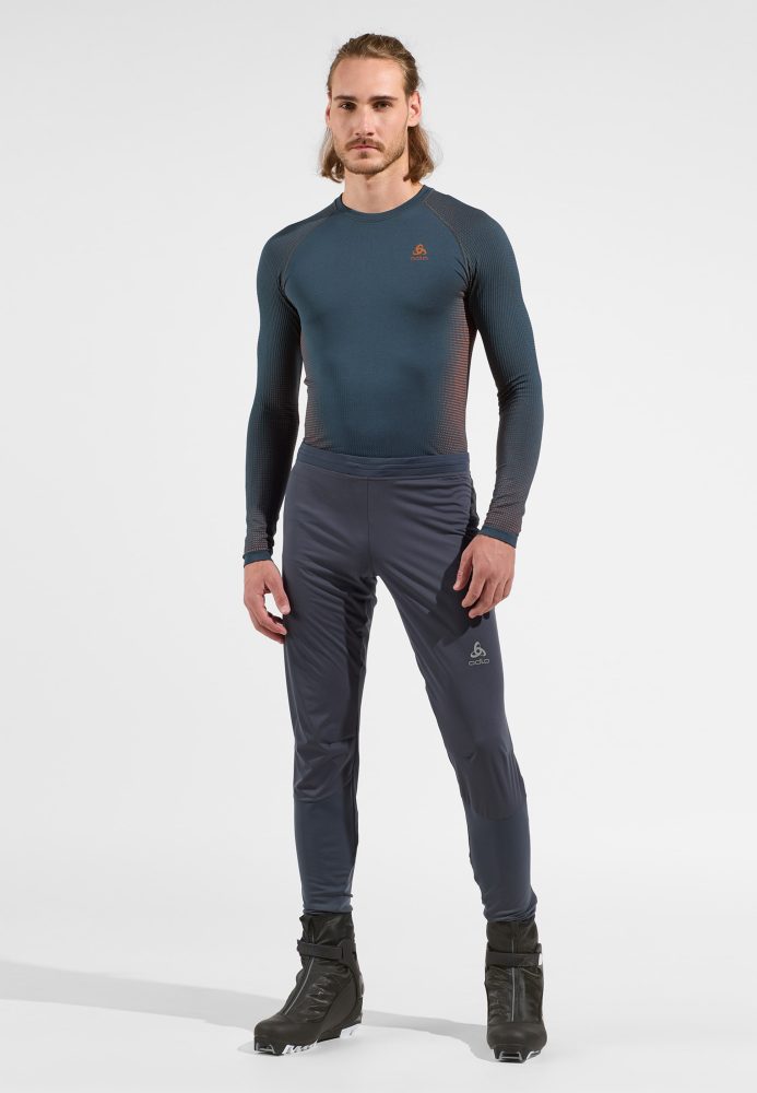 Odlo Langnes Langlaufhose für Herren - Skilanglauf - blau, M