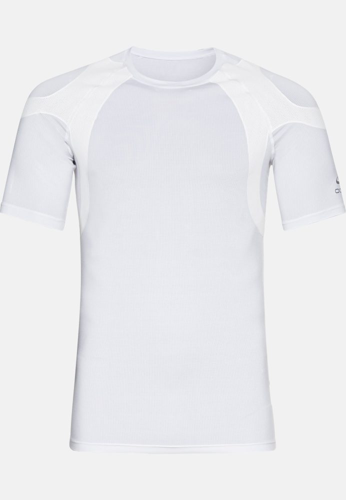 Odlo Active Spine Lauf-T-Shirt für Herren - Trail Running, Running - weiss, S