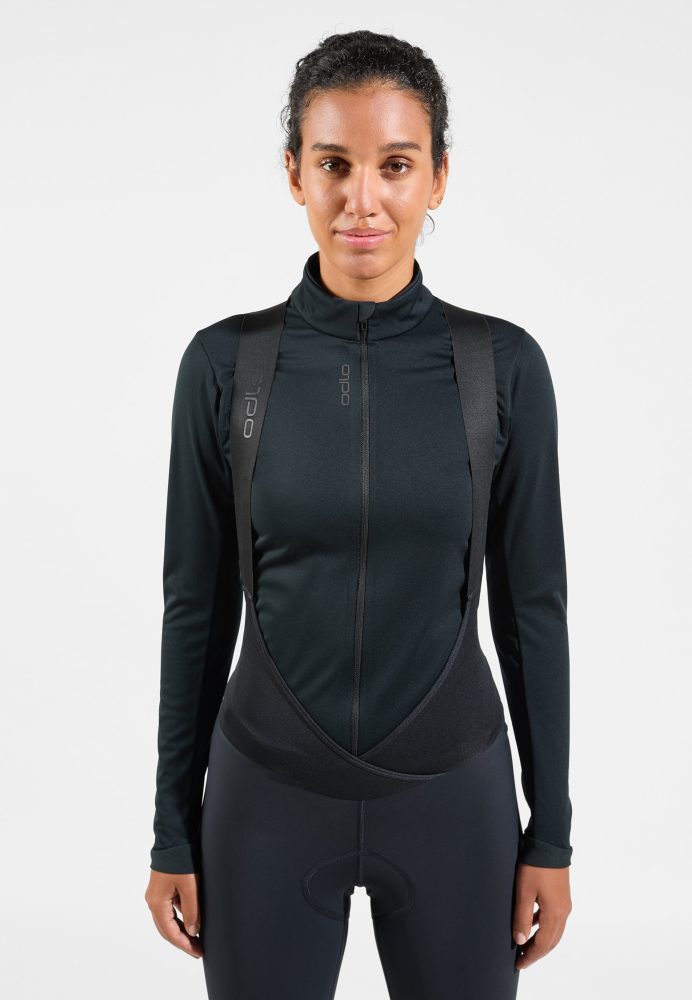 Odlo Zeroweight Warm Radjacke für Damen - Radsport - schwarz, XL