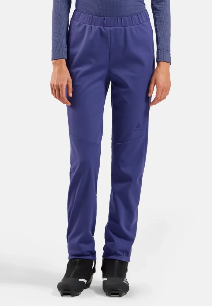 Odlo Essential Warm Langlaufhose für Damen - Skilanglauf - lila, XS