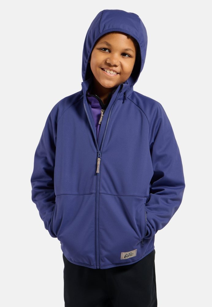 Odlo Softshell Isolationsweste für Kinder - Abenteuer & Komfort, Wandern - blau, 152